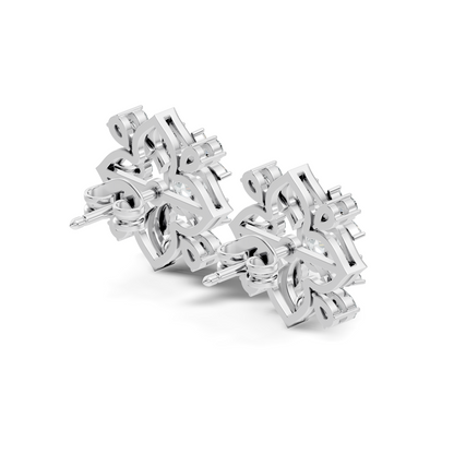 2.52 Ct Pear, Marquise, Round, & Oval Shape 10k Solid Gold Lab Grown Diamond Classic Vintage Diamond Earrings For Daily Wear - HIGHCARAT DIAMONDS