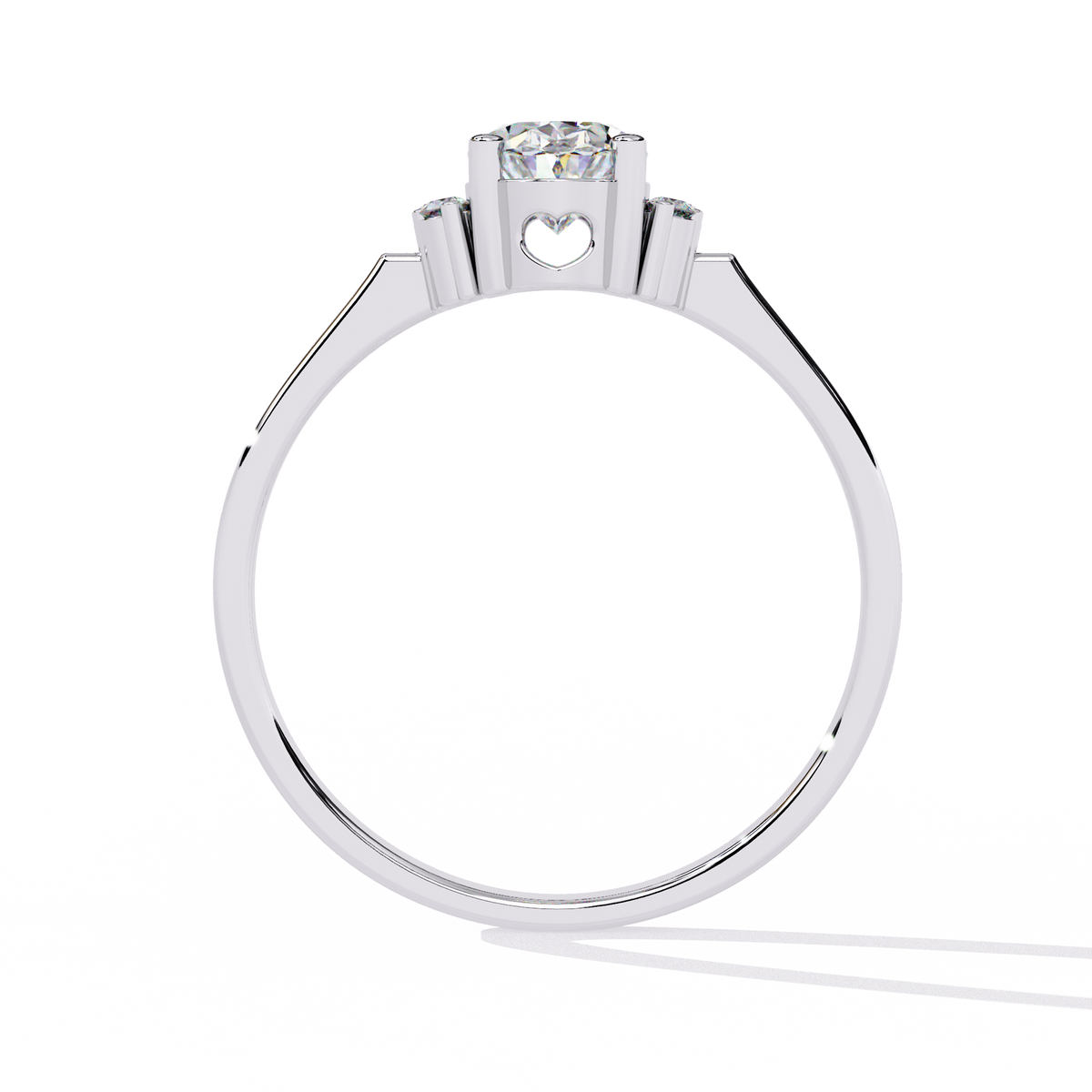 Oval Cut Diamond Cluster Halo Solitaire Ring - HIGHCARAT DIAMONDS