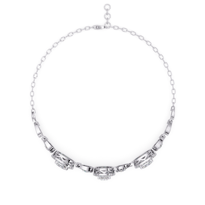 Oval Halo Lab Grown Diamond Designer Bracelet - HIGHCARAT DIAMONDS