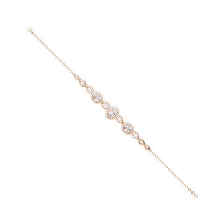 Oval Halo Lab Grown Diamond Designer Bracelet - HIGHCARAT DIAMONDS