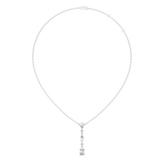 14k Solid Gold Pendant Necklace with Lab-Grown Diamond Statement Piece For Her - HIGHCARAT DIAMONDS