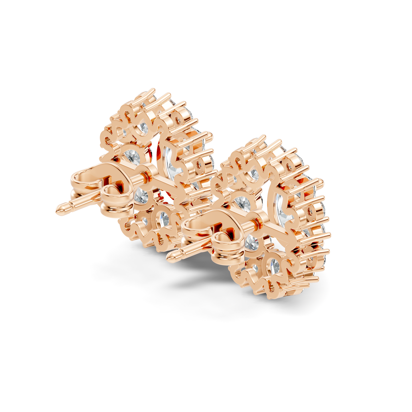 3.50 Ct Round, Pear, Oval Lab Grown Diamond Ethically Occasionally Wear Diamond Earrings - HIGHCARAT DIAMONDS