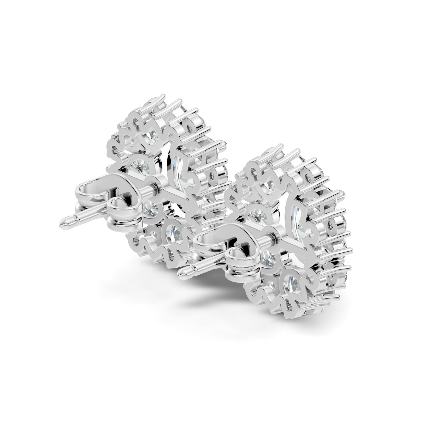 3.50 Ct Round, Pear, Oval Lab Grown Diamond Ethically Occasionally Wear Diamond Earrings - HIGHCARAT DIAMONDS
