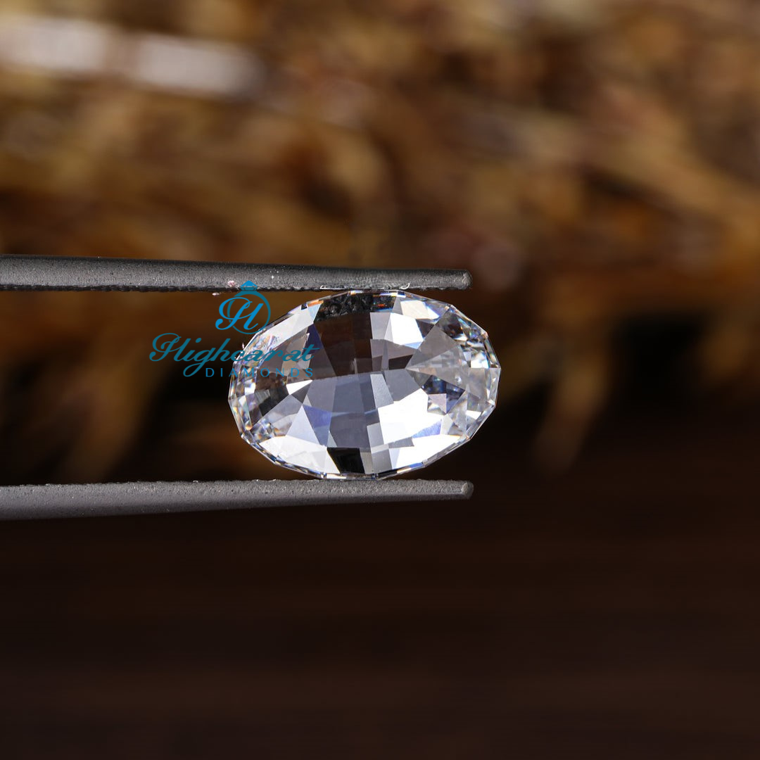 Oval Portuguese Shape Elegant Sparkling Loose Diamond Everyday Sparkle Effortless Style