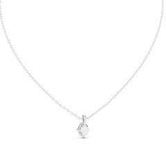 1.00 Ct Oval Shape Labgrown Diamond Solitaire Pendant Ecofriendly Gift For Her In 18K Gold - HIGHCARAT DIAMONDS