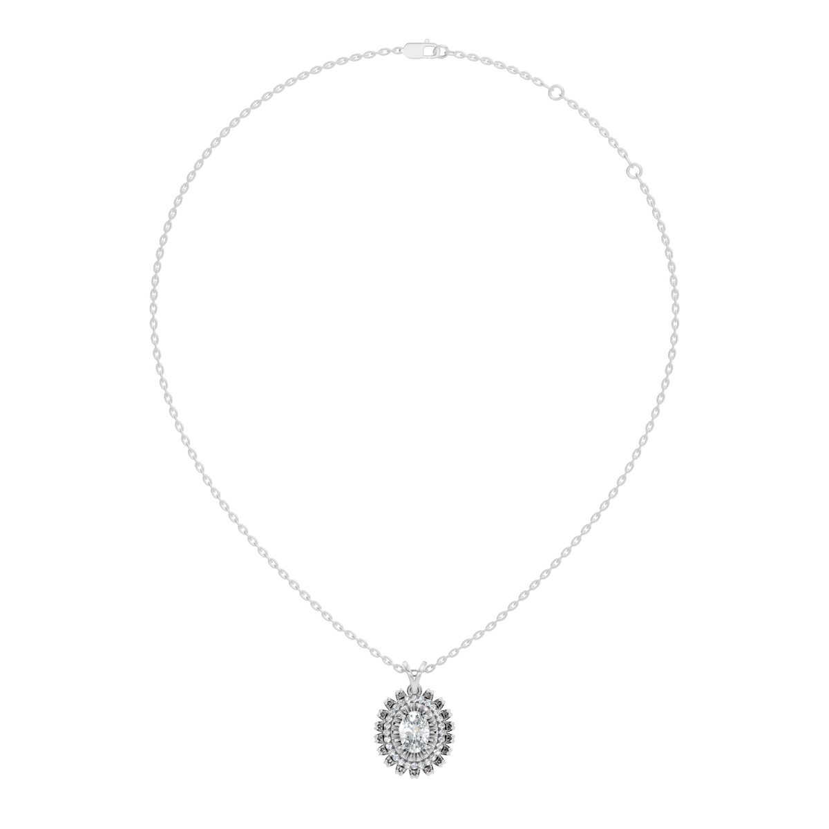 0.89 CT Round Lab-Grown Diamond Pendant In 14K Solid Yellow Gold Gift - HIGHCARAT DIAMONDS
