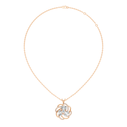 Infinity Drop Lab-Grown Diamond Pendant Necklace Symbol of Eternal Love Jewelry - HIGHCARAT DIAMONDS