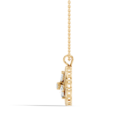 Infinity Drop Lab-Grown Diamond Pendant Necklace Symbol of Eternal Love Jewelry - HIGHCARAT DIAMONDS