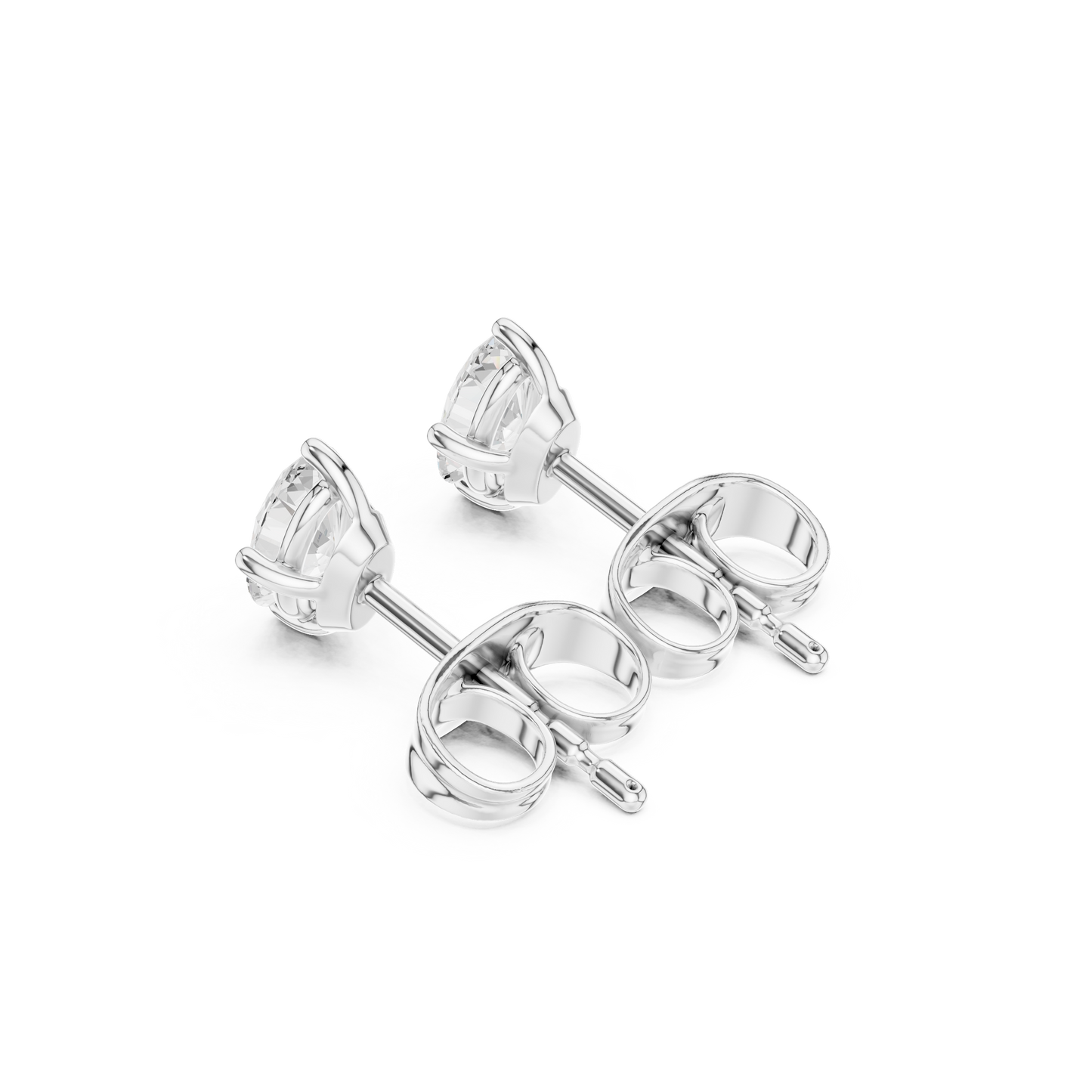 Oval Shape Lab Grown Diamond Antique Delicate Dainty Elegant Party Wear Stud Earring For Women's