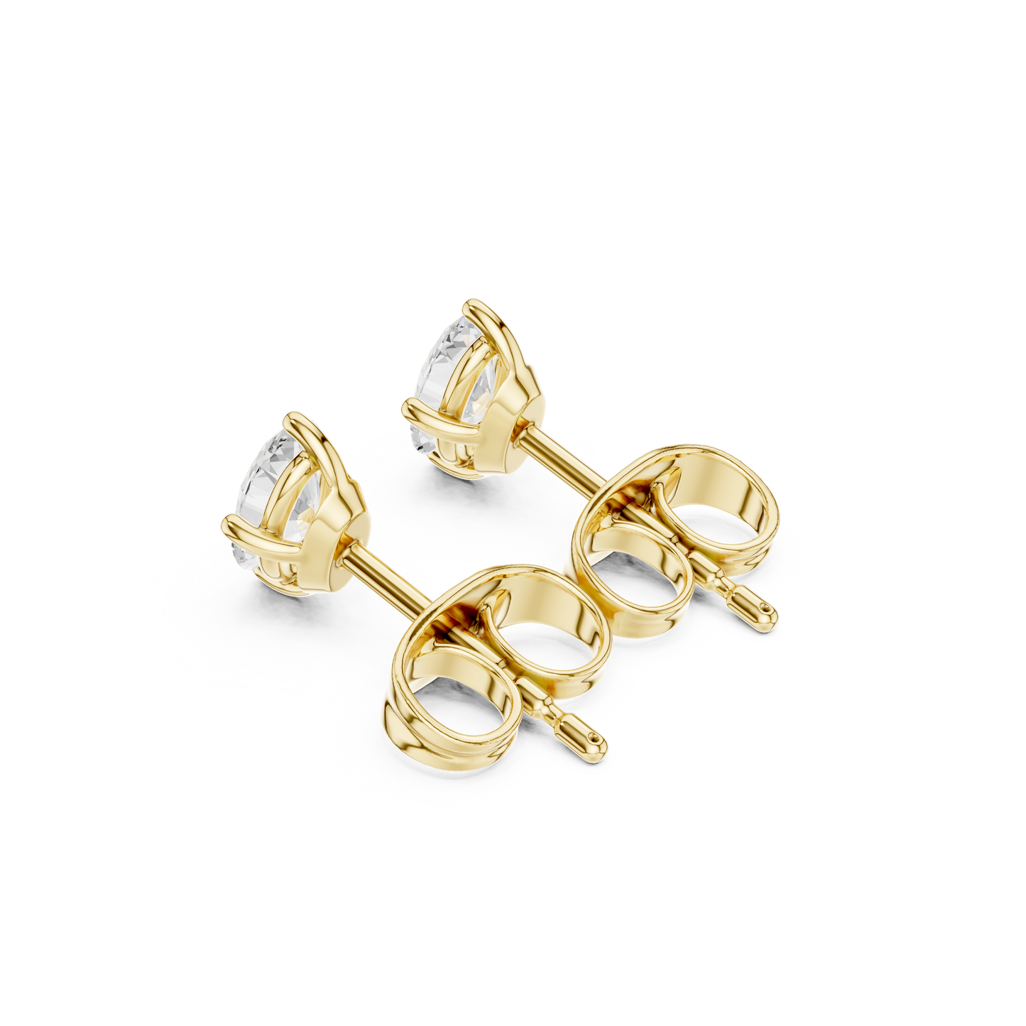 Oval Shape Lab Grown Diamond Antique Delicate Dainty Elegant Party Wear Stud Earring For Women's