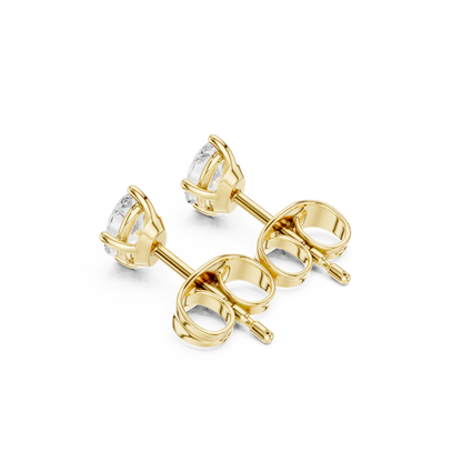 Oval Shape Lab Grown Diamond Antique Delicate Dainty Elegant Party Wear Stud Earring For Women's