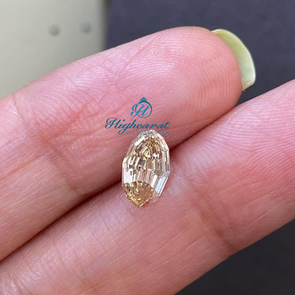 Oval Step Cut Antique Yellow Fancy Stunning Loose Diamond Use For Wedding Jewelry - HIGHCARAT DIAMONDS