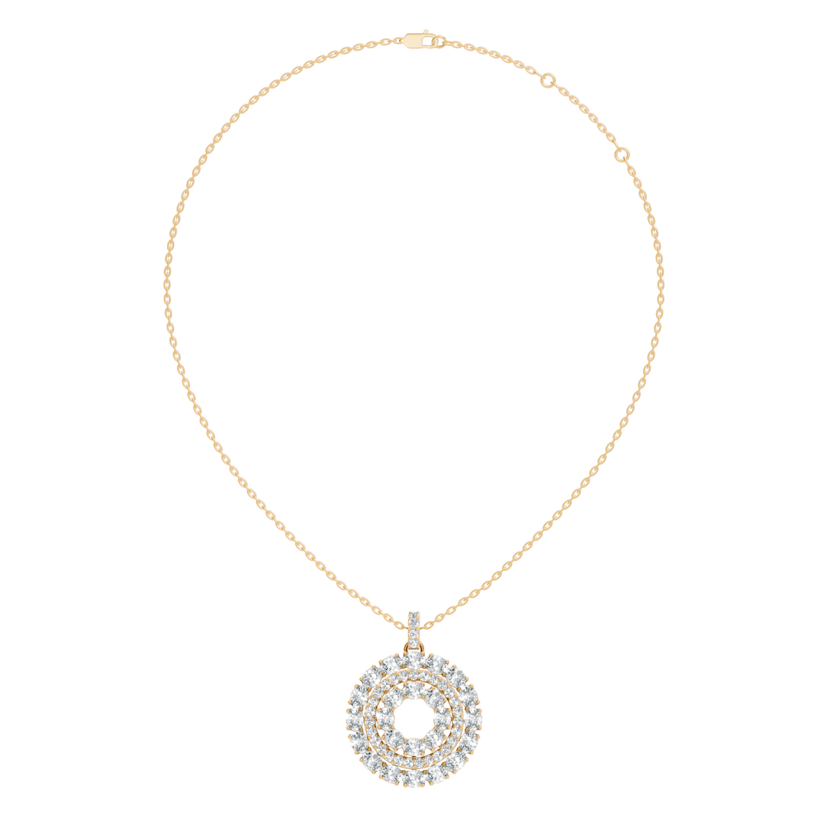 4.24 CT Oval Cut Diamond Pendant Necklace Sparkling Anniversary Gift For Her - HIGHCARAT DIAMONDS