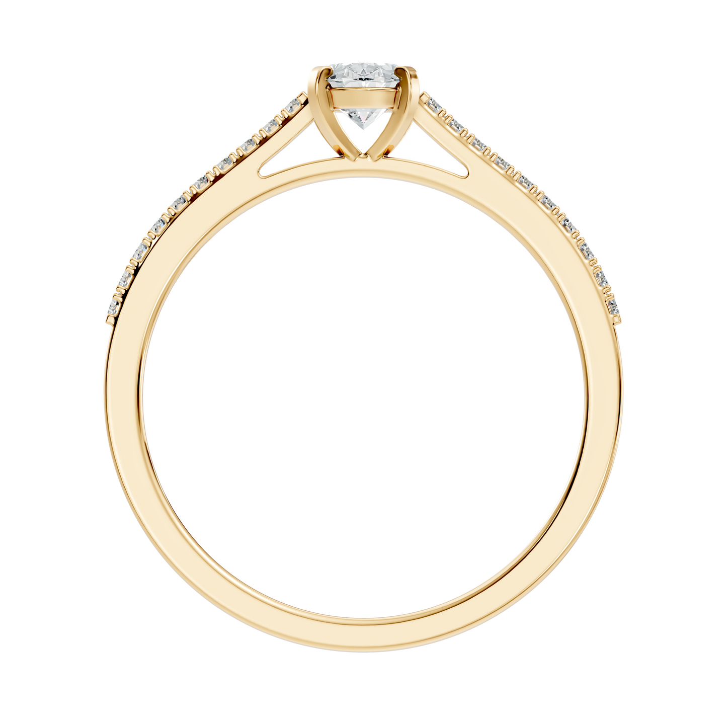 Vintage Oval and Round Cut Lab Grown Diamond Minimalist Dainty Stackable Wedding Wear Ring For Women's - HIGHCARAT DIAMONDS