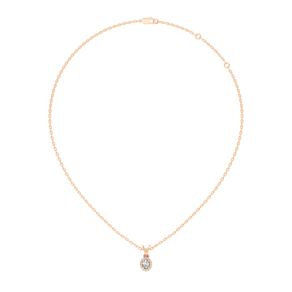 Classic Oval Cut Diamond Anniversary Pendant in 14K Solid White Gold  Gift for Her - HIGHCARAT DIAMONDS