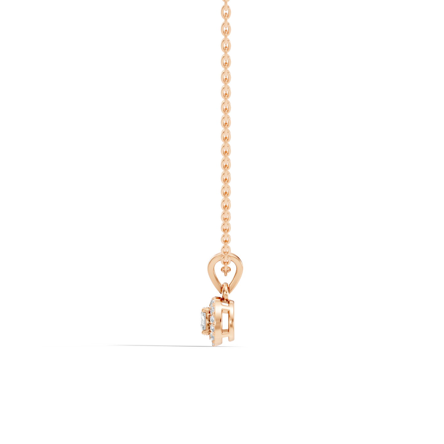 Classic Oval Cut Diamond Anniversary Pendant in 14K Solid White Gold  Gift for Her - HIGHCARAT DIAMONDS