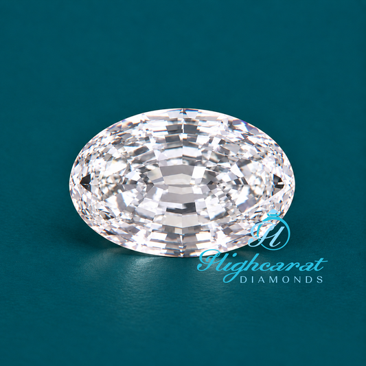 Oval Portuguese shape loose diamond