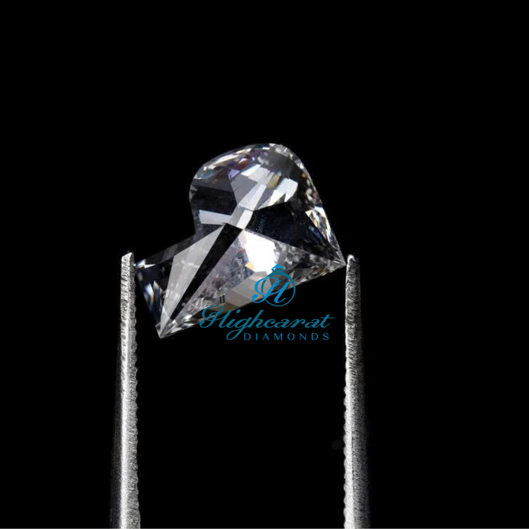 P Shape Fancy Cut Diamond Stunning Choice For Engagement Rings & Pendants - HIGHCARAT DIAMONDS