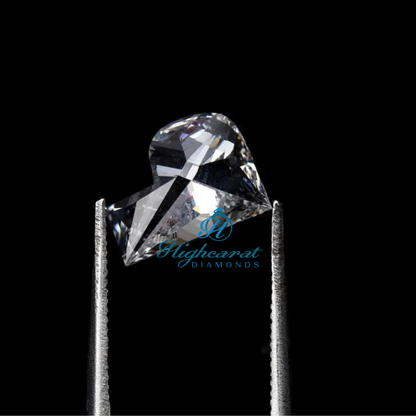 P Shape Fancy Cut Diamond Stunning Choice For Engagement Rings & Pendants - HIGHCARAT DIAMONDS