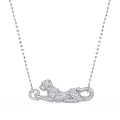 Panther Link Bar Lab Grown Diamond Hip Hop Pendant - HIGHCARAT DIAMONDS