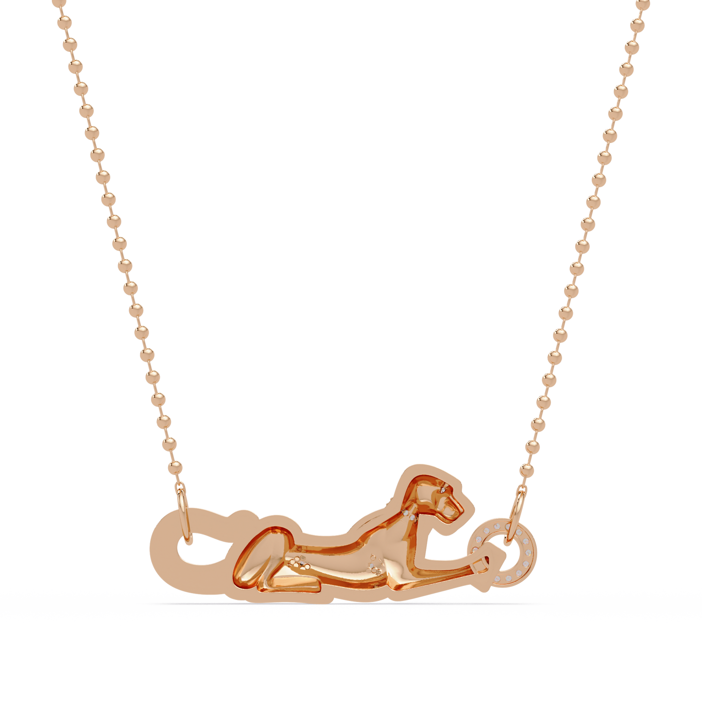 Panther Link Bar Lab Grown Diamond Hip Hop Pendant - HIGHCARAT DIAMONDS