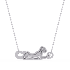 Panther Link Bar Lab Grown Diamond Hip Hop Pendant - HIGHCARAT DIAMONDS