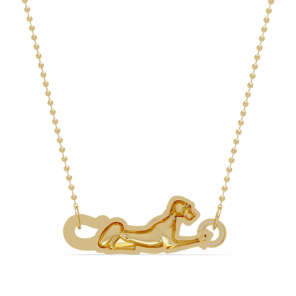 Panther Link Bar Lab Grown Diamond Hip Hop Pendant - HIGHCARAT DIAMONDS