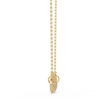 Panther Link Bar Lab Grown Diamond Hip Hop Pendant - HIGHCARAT DIAMONDS
