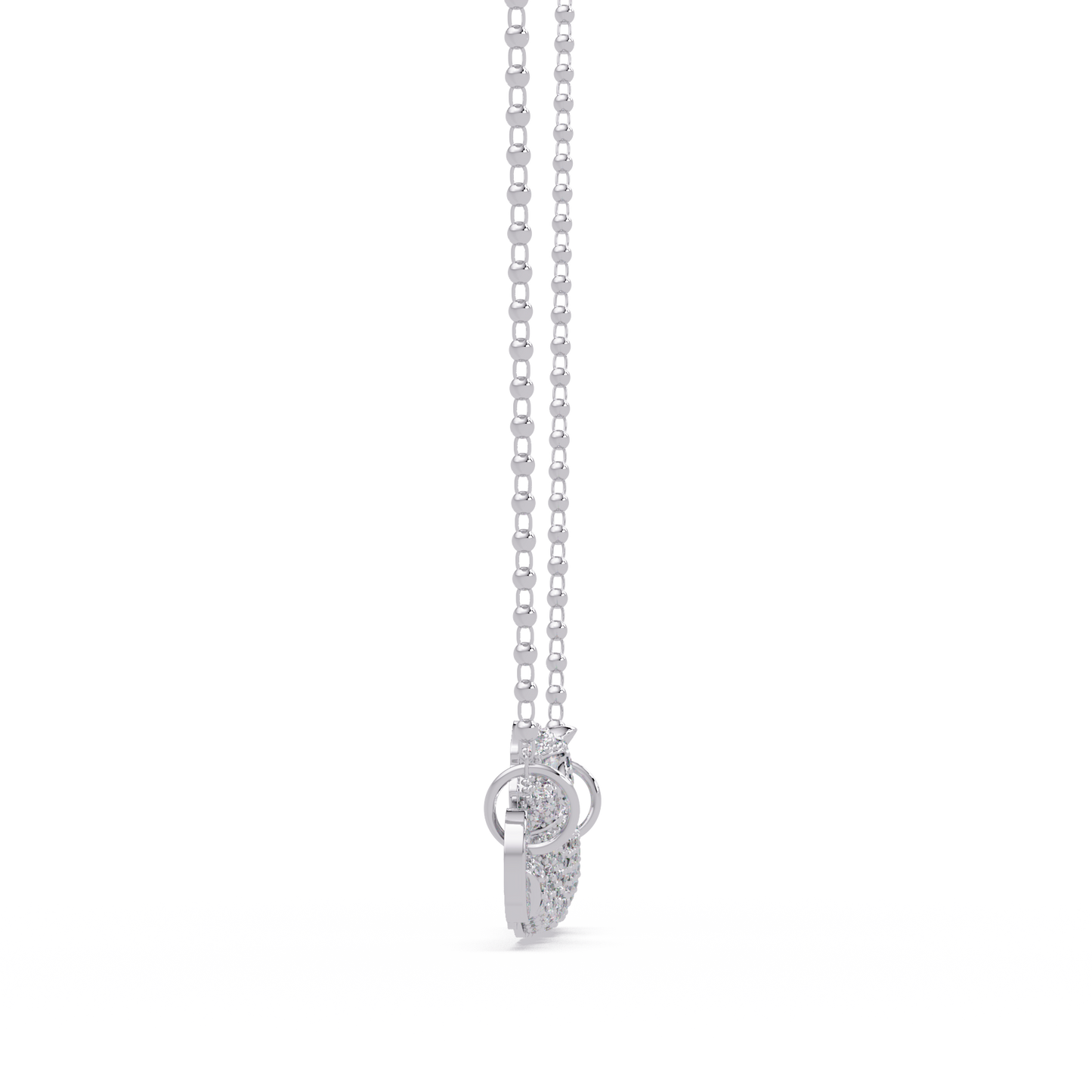Panther Link Bar Lab Grown Diamond Hip Hop Pendant - HIGHCARAT DIAMONDS