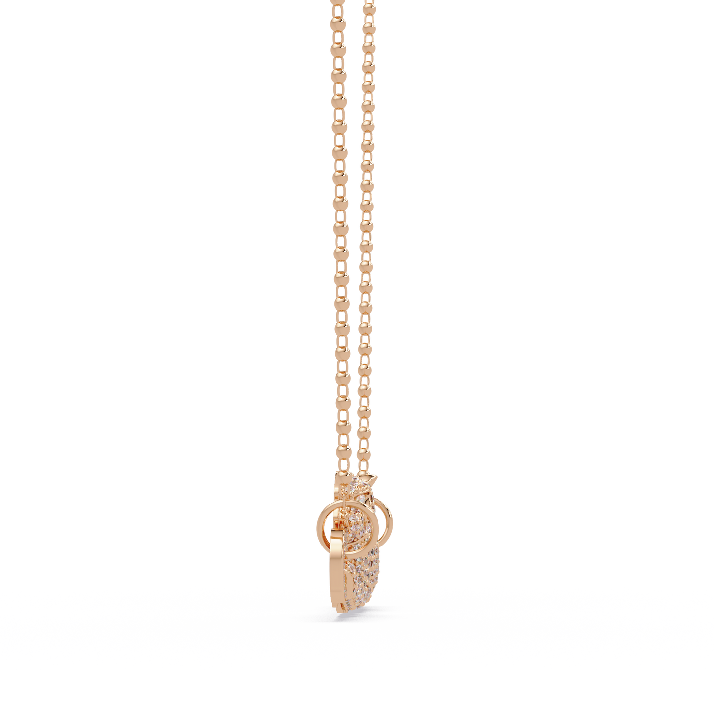 Panther Link Bar Lab Grown Diamond Hip Hop Pendant - HIGHCARAT DIAMONDS