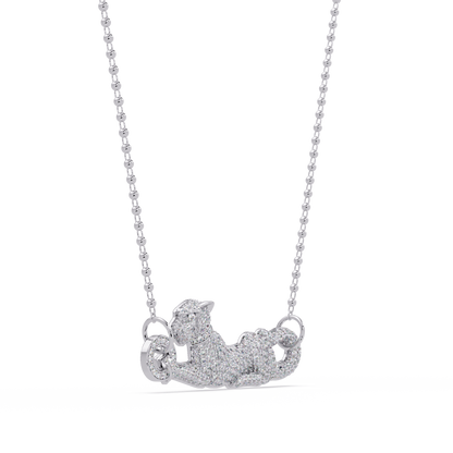 Panther Link Bar Lab Grown Diamond Hip Hop Pendant - HIGHCARAT DIAMONDS