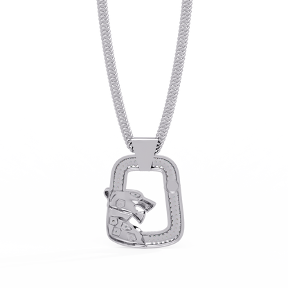 Panther Lock Carabiner Lab grown Diamond Pendant - HIGHCARAT DIAMONDS