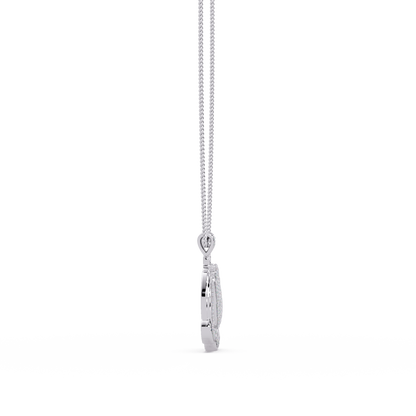 Pave Lab Grown Diamond Prayer Hands Pendant - HIGHCARAT DIAMONDS