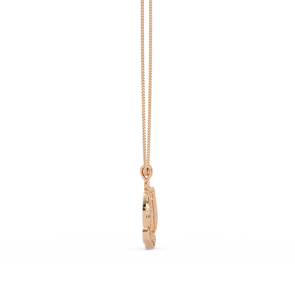 Pave Lab Grown Diamond Prayer Hands Pendant - HIGHCARAT DIAMONDS