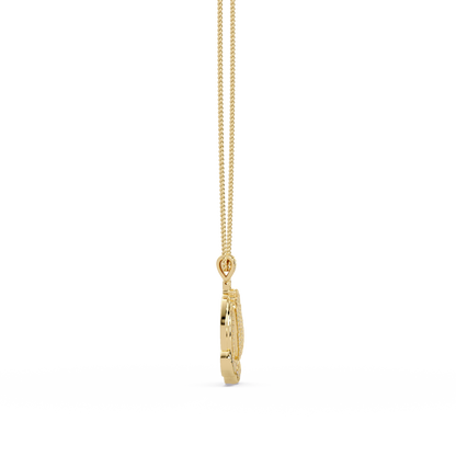 Pave Lab Grown Diamond Prayer Hands Pendant - HIGHCARAT DIAMONDS