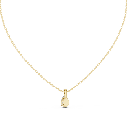 Pear Shape 1.00 Ct New Solitaire Lab Grown Elegance Vintage Style Pendant For Women - HIGHCARAT DIAMONDS