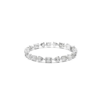 17.08 CT Oval , Pear Or Emerald Cut Top Grade Diamond Antique Delicate Vintage Sparkling Bridesmaid Tennis Bracelet Gift For Her - HIGHCARAT DIAMONDS