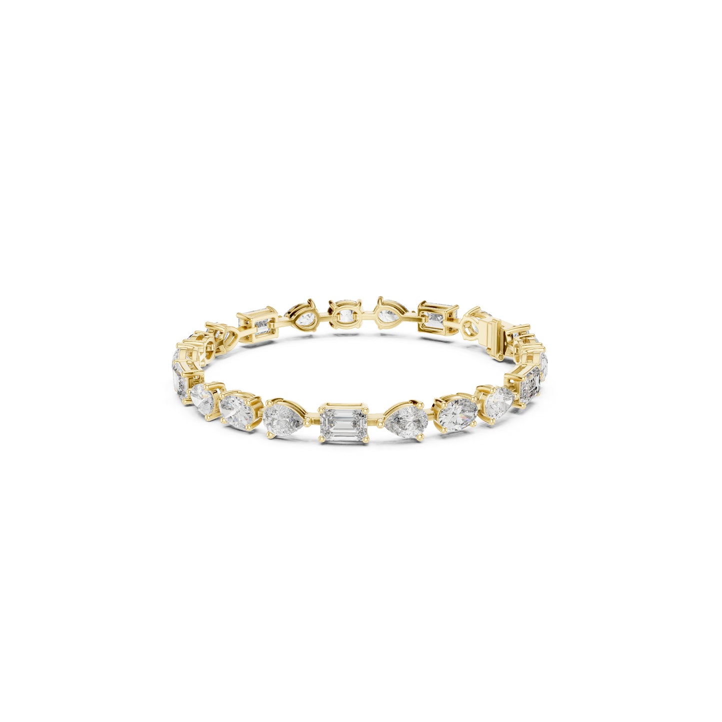 17.08 CT Oval , Pear Or Emerald Cut Top Grade Diamond Antique Delicate Vintage Sparkling Bridesmaid Tennis Bracelet Gift For Her - HIGHCARAT DIAMONDS