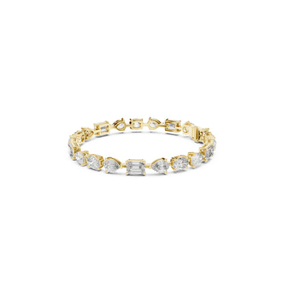 17.08 CT Oval , Pear Or Emerald Cut Top Grade Diamond Antique Delicate Vintage Sparkling Bridesmaid Tennis Bracelet Gift For Her - HIGHCARAT DIAMONDS