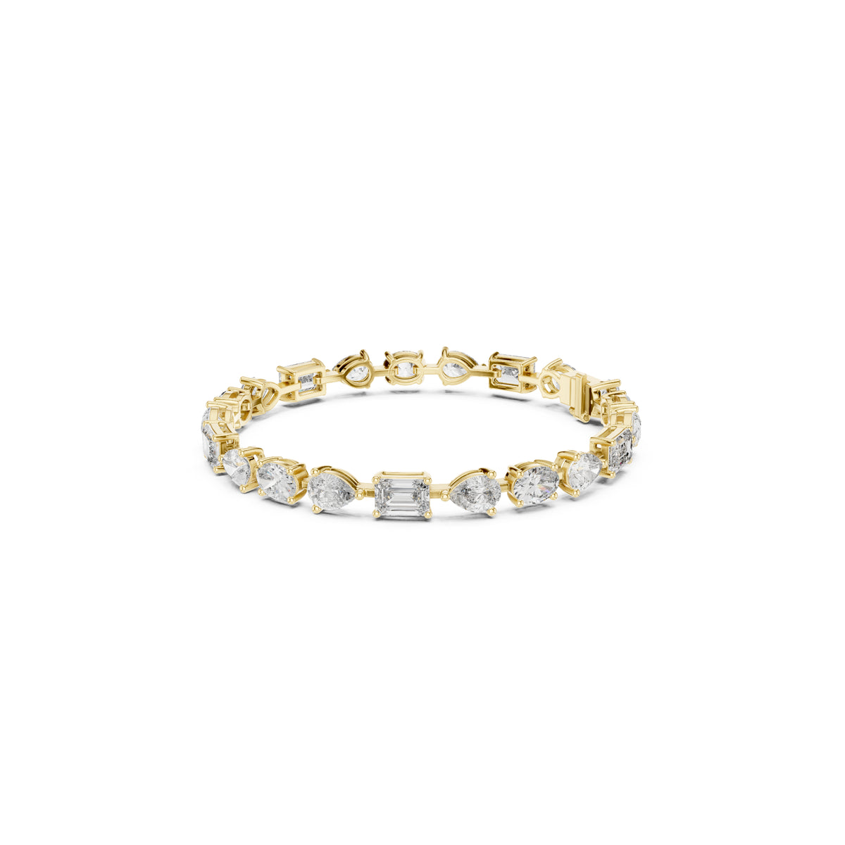 17.08 CT Oval , Pear Or Emerald Cut Top Grade Diamond Antique Delicate Vintage Sparkling Bridesmaid Tennis Bracelet Gift For Her - HIGHCARAT DIAMONDS