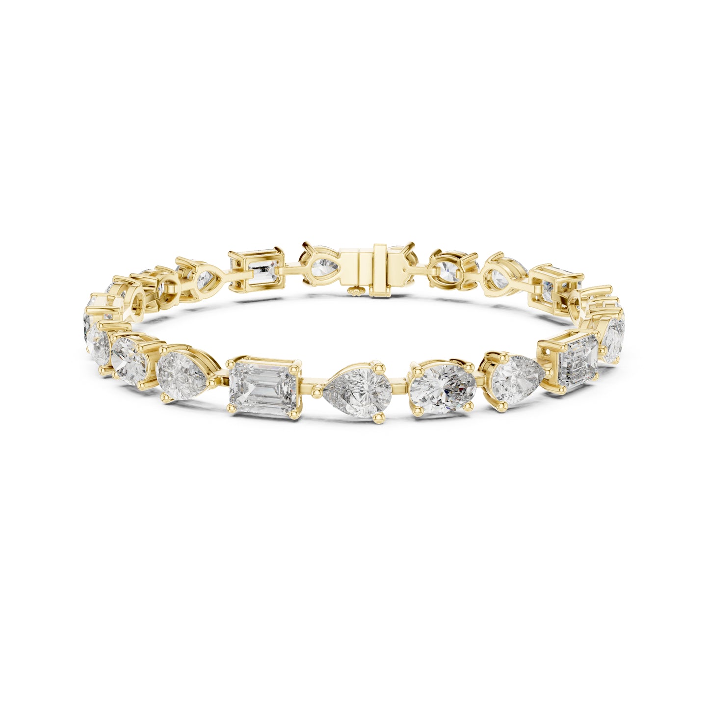 17.08 CT Oval , Pear Or Emerald Cut Top Grade Diamond Antique Delicate Vintage Sparkling Bridesmaid Tennis Bracelet Gift For Her - HIGHCARAT DIAMONDS