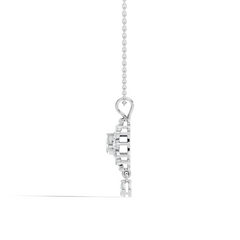 14K Solid Yellow Gold Pendant with 1.87 CT Lab-Grown Pear or Marquise Cut Diamond - HIGHCARAT DIAMONDS