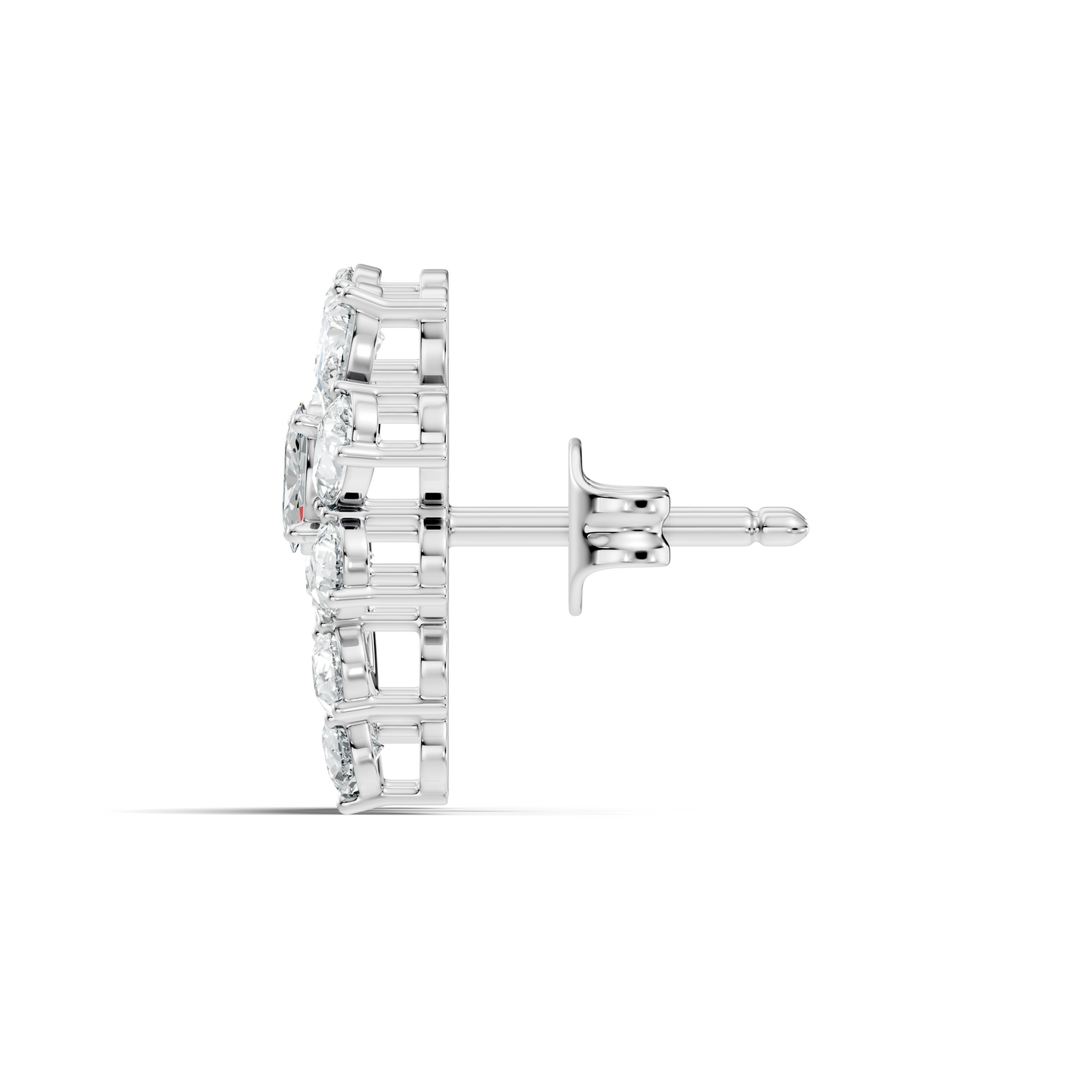 Pear,Oval, And Round Shape Natural &Lab Grown 3.53 Ct Diamond Shinny New Vintage Style Ethically Diamond Earring For Party wear - HIGHCARAT DIAMONDS