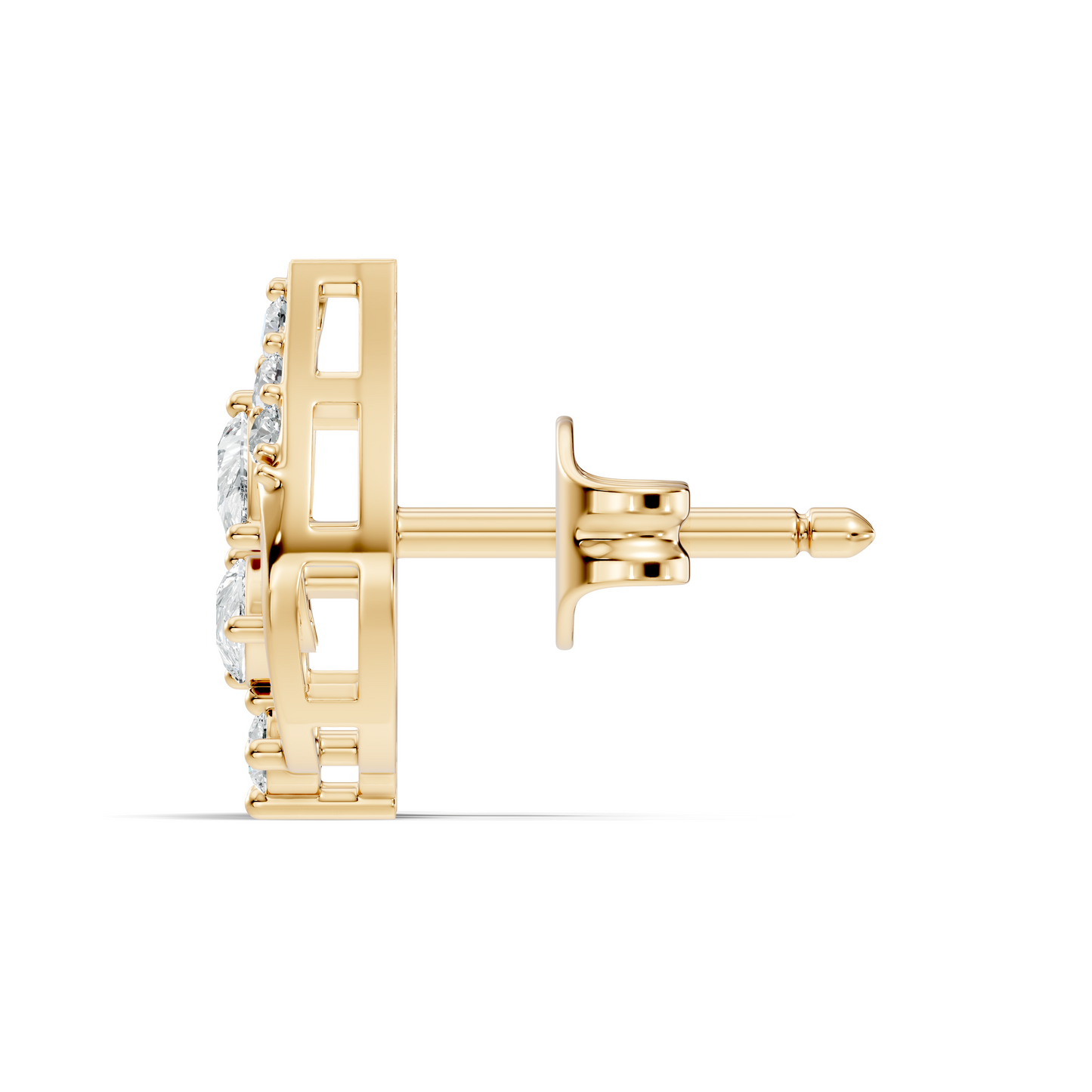 Pear, Round Shape 14k Solid Gold Natural, Lab grown Both Diamond Available Diamond Ring For Her - HIGHCARAT DIAMONDS