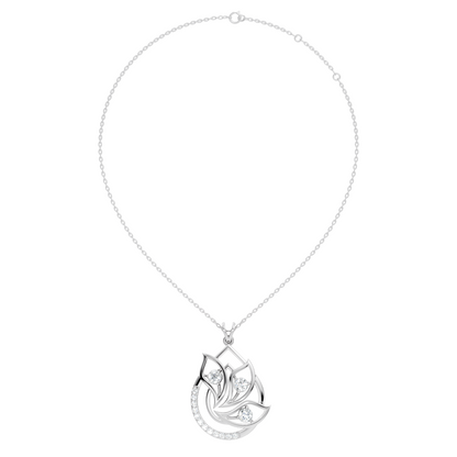 Elegant 1.20  CT Round Cut Lab-Grown Diamond Pendant Unique Pendant Jewelry Anniversary Gift For Her - HIGHCARAT DIAMONDS