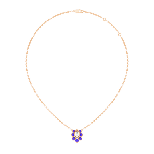 Vintage Pear Cut Labgrown Diamond Pendant With 14K White Gold Delicate Minimalist Jewelry For Her - HIGHCARAT DIAMONDS