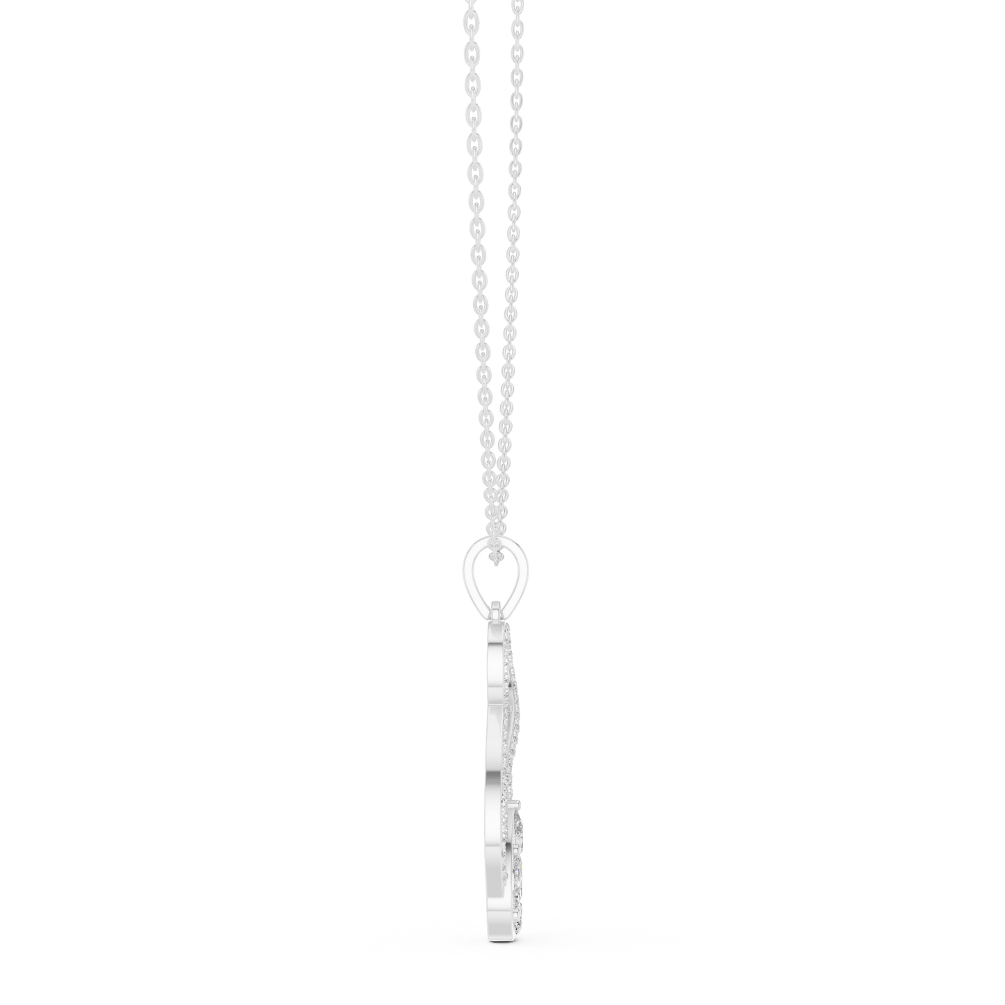 Pear, Round, & Marquise Drop Vintage Elegance Diamond Pendant For Women Daily Wear