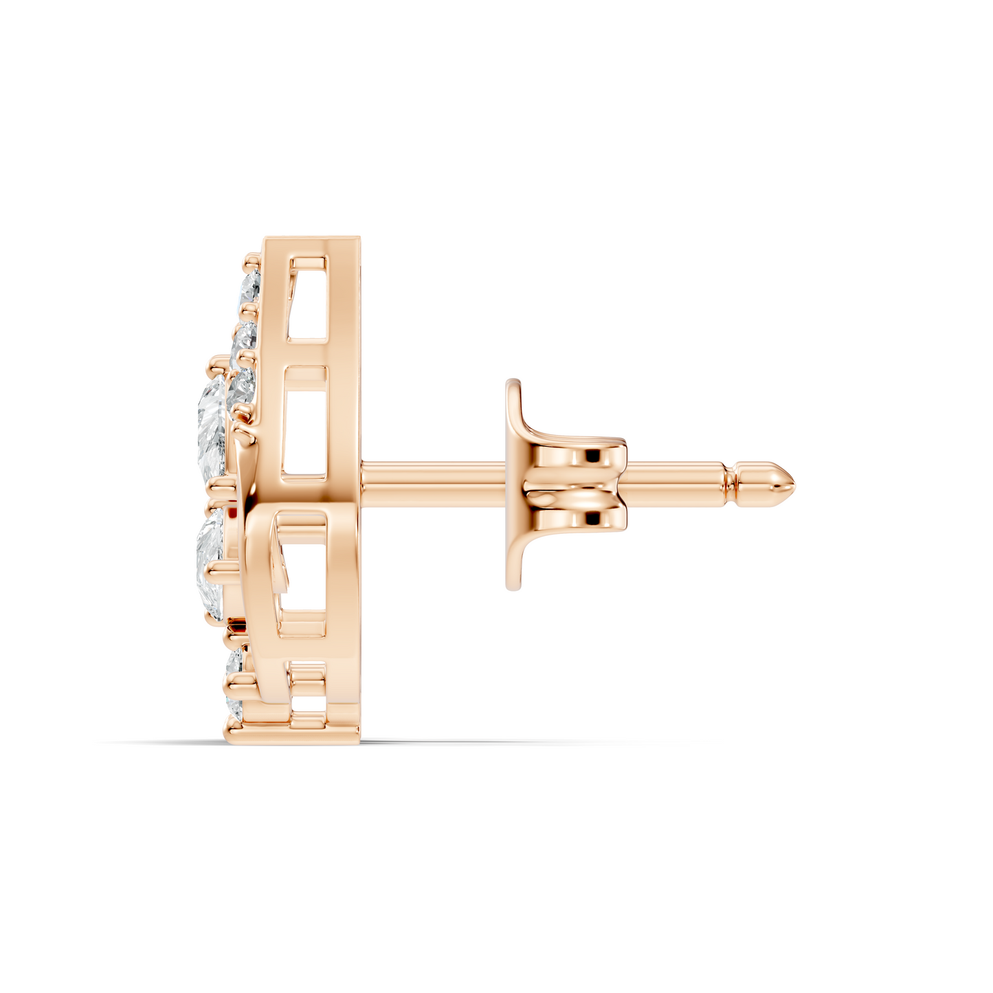 Pear, Round Shape 14k Solid Gold Natural, Lab grown Both Diamond Available Diamond Ring For Her