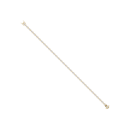 Pear Shape Lab Grown Diamond Tennis Bracelet - HIGHCARAT DIAMONDS