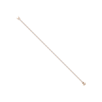 Pear Shape Lab Grown Diamond Tennis Bracelet - HIGHCARAT DIAMONDS